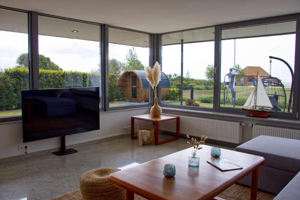 Inselblume 82 - Bungalow Am Suedstrand Mit Meerblick Burgtiefe auf Fehmarn Exteriör bild